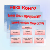 Презентация по географии " Внутренние воды Африки" ( 7 Класс)