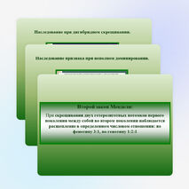 Разработка урока: " Решение генетических задач на моногибридное и дигибридное скрещивание"