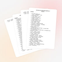 Лексико-грамматический тест для 6 класса