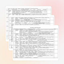 КТП по обучению грамоте (письмо)