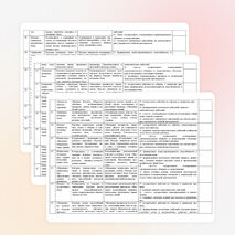 КТП по обучению грамоте (письмо)