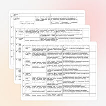 КТП по обучению грамоте (письмо)