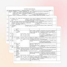 КТП по обучению грамоте (письмо)