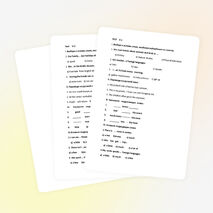 Контрольная работа в 2х вариантах для 5класса (М.З.Биболетова)