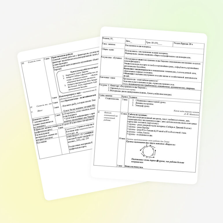 Конспект урока 7 кл