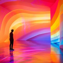 Обложка курса 'Цвет, композиция и перспектива в искусстве: психологические и культурные аспекты'