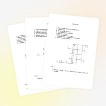 Литературные кроссворды (6 класс)