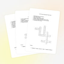 Литературные кроссворды (6 класс)