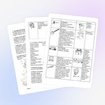 Конспект индивидуального логопедического занятия «В гости к бабушке» (домашние животные)