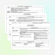 Технологические карты - "Свет наш, Солнышко", "Земноводные", Аквариумные рыбки"