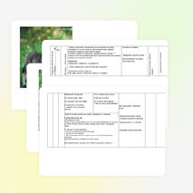 Нетрадиционный урок развития речи и ознакомления с окружающим миром «Путешествие по лесу» в 1-м классе