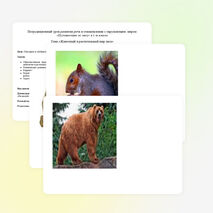 Нетрадиционный урок развития речи и ознакомления с окружающим миром «Путешествие по лесу» в 1-м классе