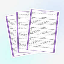 Дидактический материал по русскому языку для 2-3 классов