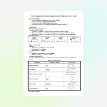 Практическая работа на тему "Включение в текст таблиц"