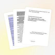 «Формирование общекультурных компетенций у учащихся младших классов с нарушением зрения.»