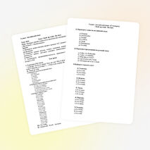 Проверочная работа по английскому языку на тему "Даты" (3 класс)