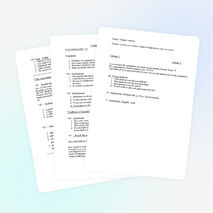 Demonstrative Lesson Theme: Let’s review and remember. Vocabulary and Grammar