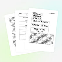 Конспект урока по английскому языку на тему "People and animals in the country and in the city" (5 класс)