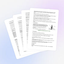 Дидактический материал к урокам русского языка.