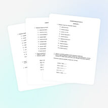 Задания для контрольных работ по химии 8 класс