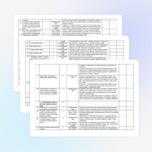 Календарно-тематическое планирование 4 класс "Школа 2100" (русский язык)