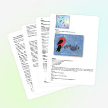 Разработка занятия в дополнительном образовании детей по теме: «Зимующие птицы. Получение изображения снегиря при помощи оттиска поролона».