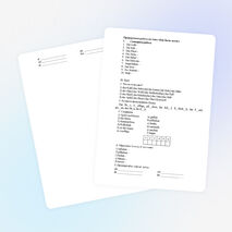 Проверочная работа по теме "Как было летом"