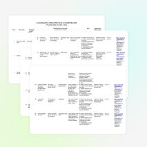 Календарно-тематическое планирование по русскому языку 4 класс 2 часа