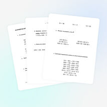 Задания по математике для формирования вычислительных навыков