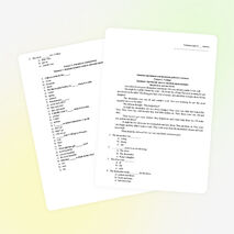 Итоговая контрольная работа в 4 классе