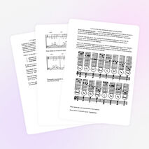 Дидактические материалы к занятию по теме "Прогрессивная аппликатура"