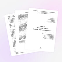 Программа отряда ЮИД "Патруль охраны безопасности"