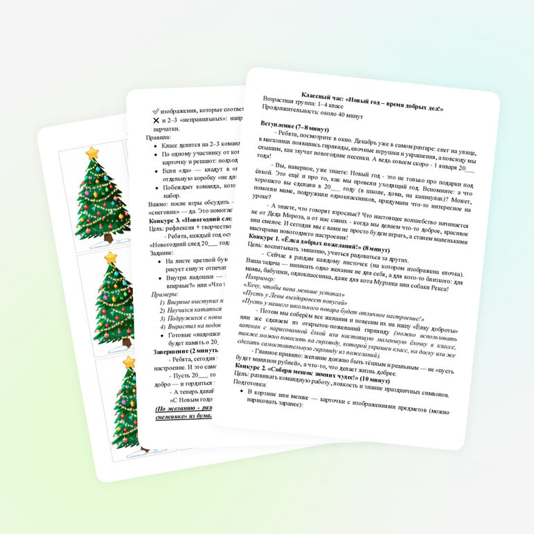 Классный час «Новый год»