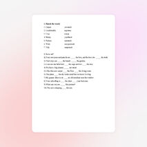 1. упражнение на контроль знания лексики по теме "моя комната". 2 упражнение "предлоги in, on"