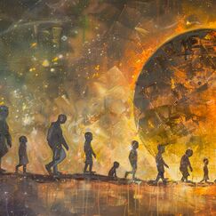 Обложка курса 'Многогранность человеческого бытия: деятельность, эволюция и мировоззренческие основы'