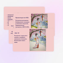 ИЗО. Поэтапное рисование. Изображение человека в японском искусстве. Традиционные праздники. ФГОС ИЗО, 4 класс.