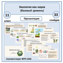 Презентация «Экология как наука» 11 класс
