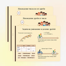 Презентация «Решение текстовых задач, содержащих дроби. Основные задачи на дроби»