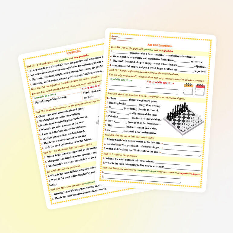 Рабочий лист для Spotlight 9 «Module 5 Art and literature. Unit 5 ...