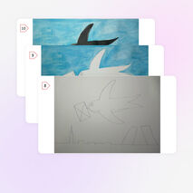 Поэтапное рисование. ИЗО. «Блокадная ласточка — символ надежды».