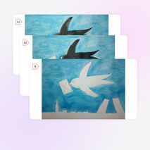 Поэтапное рисование. ИЗО. «Блокадная ласточка — символ надежды».