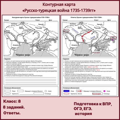 Русско-Турецкая война 1735-1739 гг.