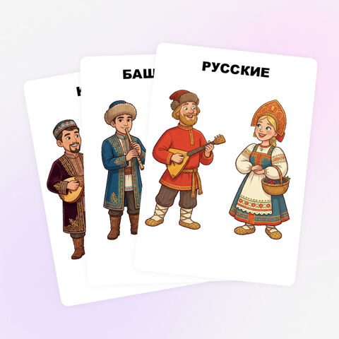 Карточки «Народы России» часть 1