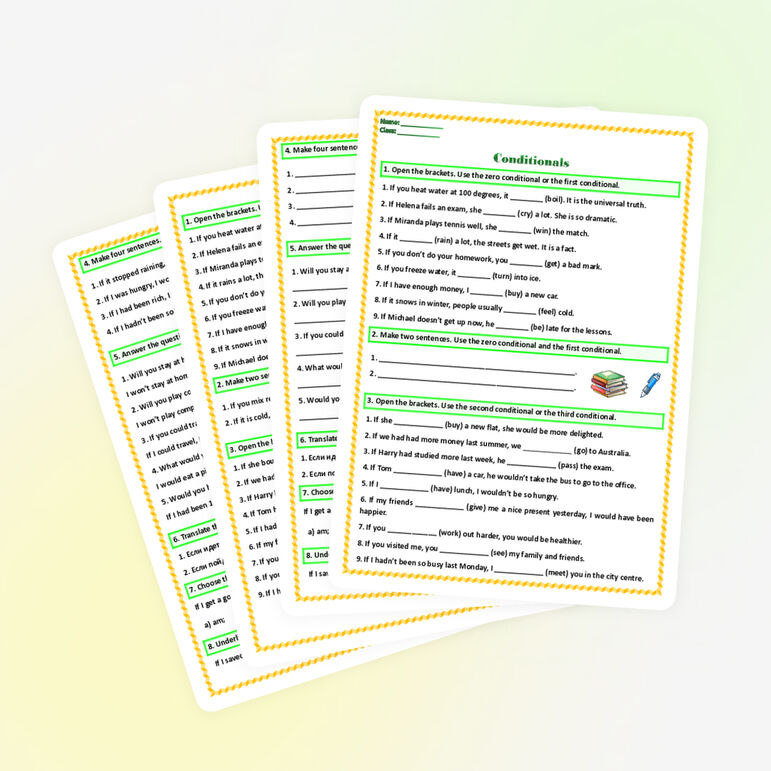 Рабочие листы для Spotlight 9 «Module 7c Staying safe. Conditionals 0 ...