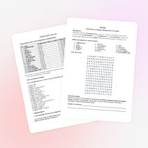 Филворд. Осевая симметрия. Центральная симметрия