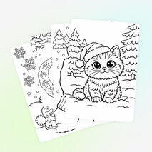 Новогодние раскраски для детей