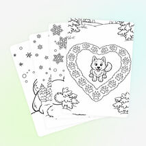 Новогодние раскраски для детей