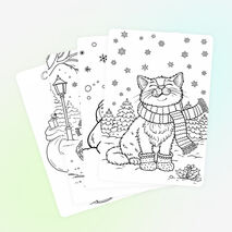 Новогодние раскраски для детей