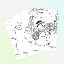 Новогодние раскраски для детей