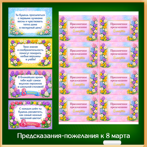 Праздничные предсказания-пожелания к 8 марта